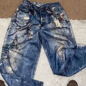 Distressed Blue Women's Jeans